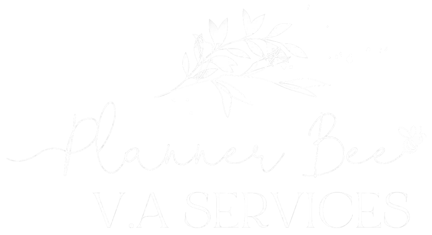Planner Bee Logo White